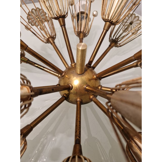 Metal Sputnik Wall Lamps by Emil Stejnar for Rupert Nikoll, Austria, 1960s, Set of 2 For Sale - Image 7 of 17