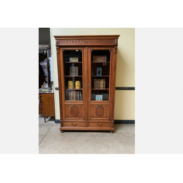 Antique Art Nouveau Display Cabinet, 1910 For Sale - Image 12 of 12