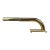Vintage 1970’s Modernist Brass Swivel Tube Desk Lamp by Jim Bindman for Rainbow Lamp Company For Sale