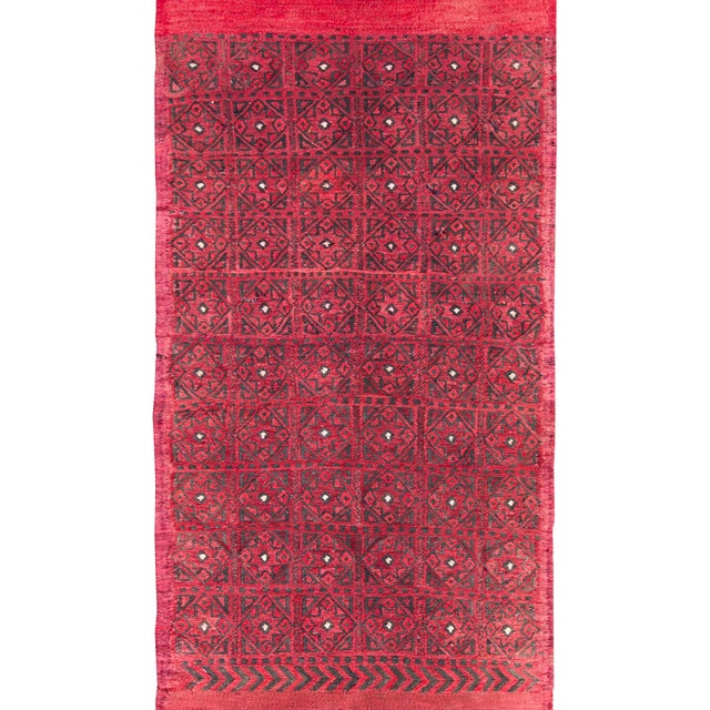 Textile Vintage Turkish Kilim Rug For Sale - Image 7 of 15