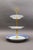 Contemporary Late 20th Century Lomonosov Blue Gold Net Imperial Porcelain 3-Tier Dessert Cake Stand For Sale - Image 3 of 6