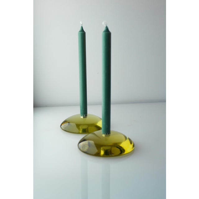 2000 - 2009 Glass Candleholders by Anne Nilsson for Kosta, 2000s, Set of 2 For Sale - Image 5 of 18