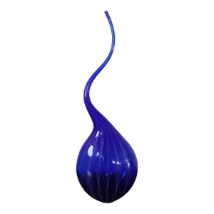 Kobalt Blue Art Glass Vase