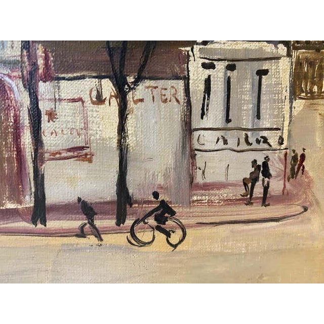 "Parigi" Post-Impressionist Landscape of Paris by Mario Cortellia For Sale - Image 4 of 5