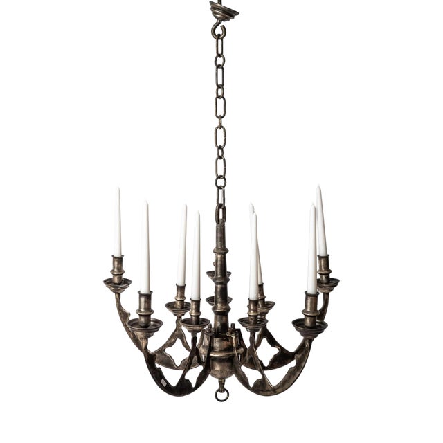 Antique 19th Century Neo-Renaissance Candle Chandelier For Sale