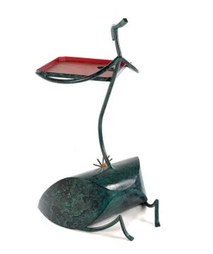 Yves Pagart, Whimsical French Art & Design Modernist Lacquered Sculpture Table Yves Pagart