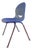1 Vintage Herman Miller Style Chair by Virco … in Desirable … Blue …Designed by Richard Holbrook For Sale