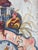 Fine French Chinoiserie Chic Figurative Whimsical Oil on Wood Painting in Gilt Frame For Sale In Palm Springs - Image 6 of 18