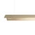Contemporary Medium Misalliance Brass Suspended Light by Lexavala For Sale - Image 3 of 7