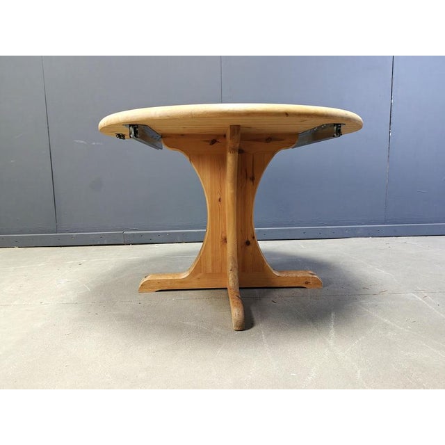 Pine Wood Dining Table by Rainer Daumiller, 1970s For Sale - Image 8 of 12