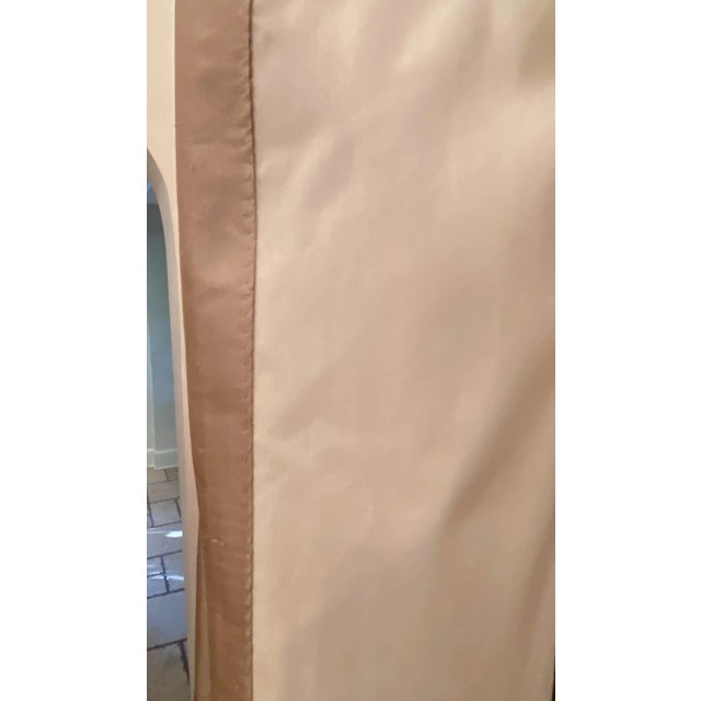 Textile Silk Shantung Draperies - a Pair For Sale - Image 7 of 10