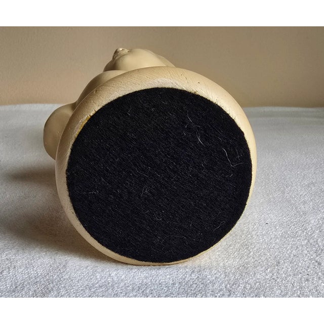 Vintage Alexander Backer Chalkware Young Girl Bust Statue For Sale - Image 9 of 9