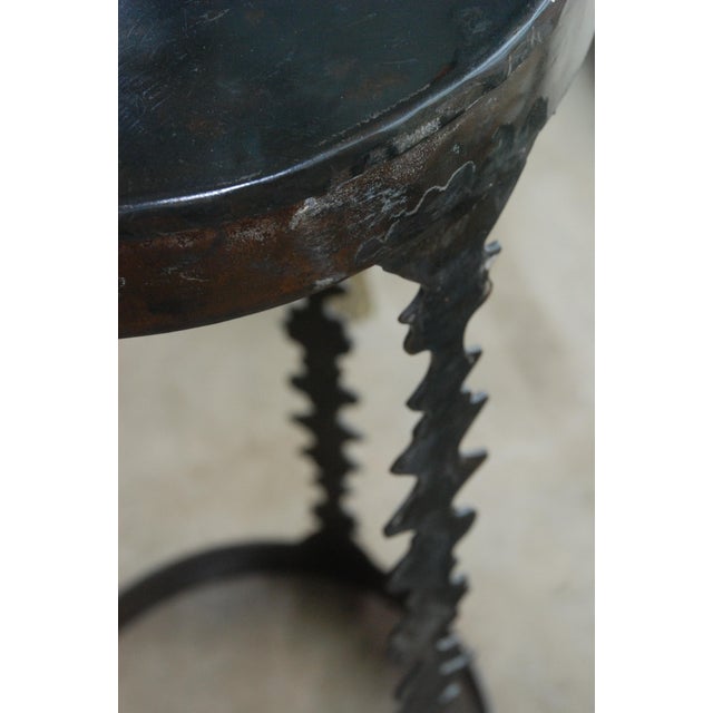 Rocco Drinks Table (Larger Version) Iron For Sale - Image 9 of 9