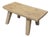 Andrianna Shamaris Bleached Teak Wood Side Table/Coffee Table or Bench For Sale