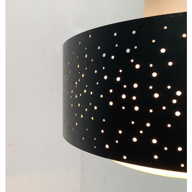 Mid-Century Modern Mid-Century German Perforated Metal Pendant by Ernest Igl for Hillebrand Leuchten, 1960s For Sale - Image 3 of 18