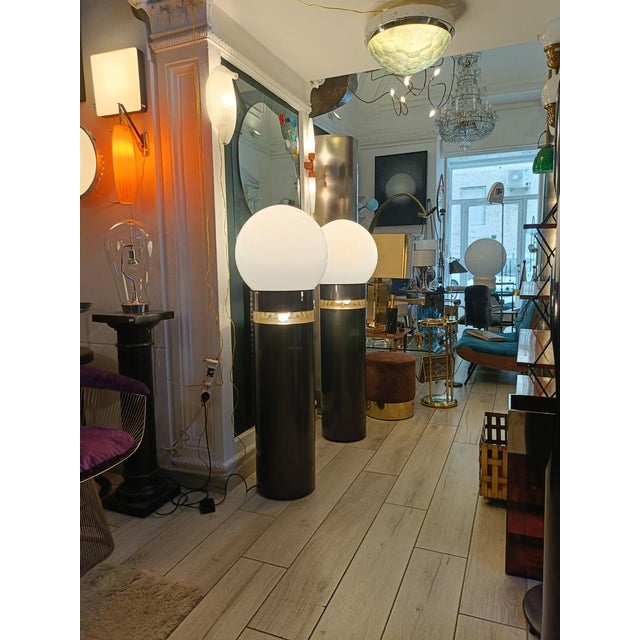 Vintage Oracolo Grey Floor Lamp by Gae Aulenti for Artemide, 1970s For Sale - Image 6 of 9