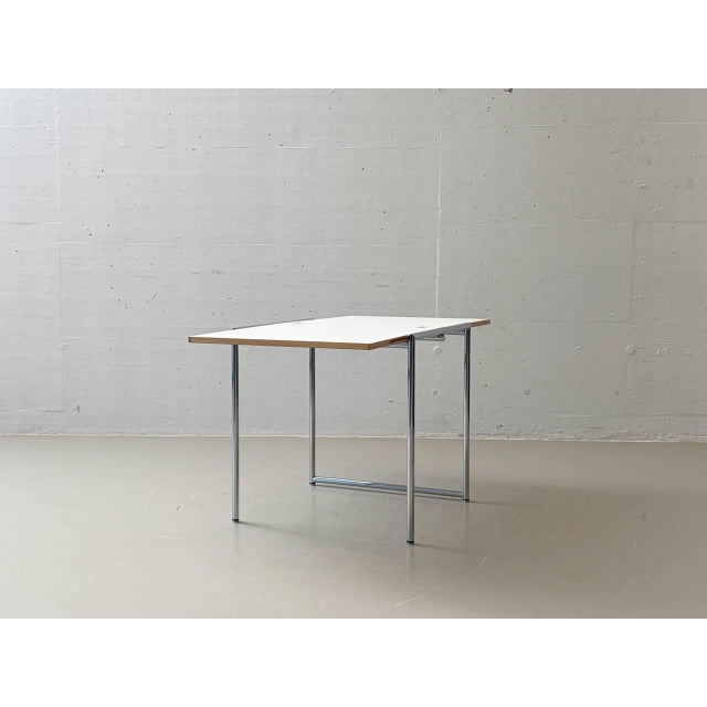 Metal Folding Table Jean by Eileen Gray for Classicon, 1990s For Sale - Image 7 of 16