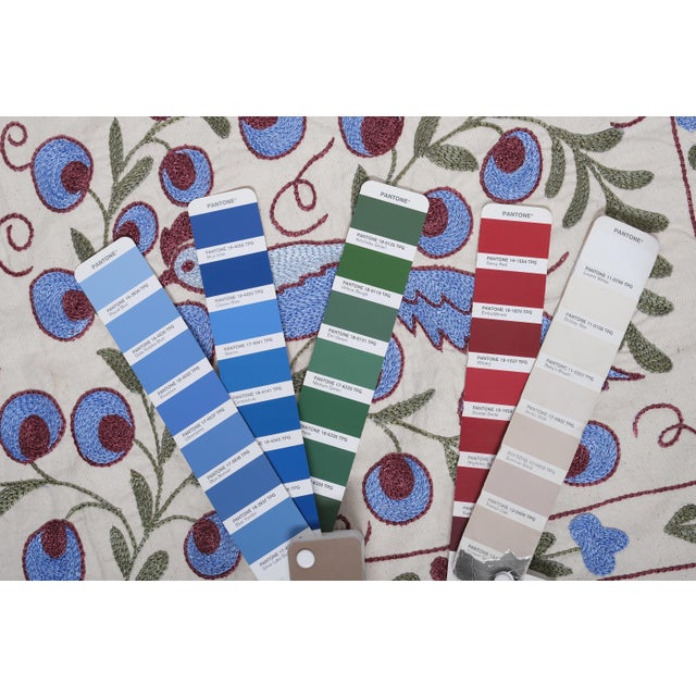 Animal Pictorial Suzani Table Runner For Sale - Image 9 of 10