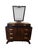 Art Deco Vanity with chest of drawers – Milan , Italy 20s-30s XX cent. Designed in Gio Ponti style Restored. Metal, walnut...