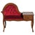 French Telephone Bench in Red, 1970s For Sale - Image 17 of 17