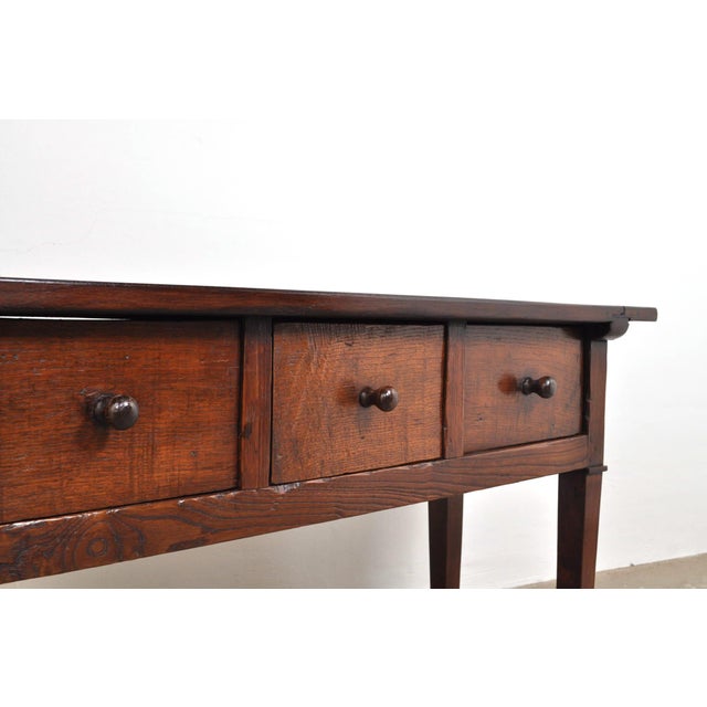 Antique Spanish Side Table in Chestnut Wood, 1850s For Sale - Image 6 of 14