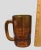 Vintage Amber Color Heavy Glass Beer Mug Tankard, measuring 5.5'' High 5'' Wide 3.25'' Deep. Good condition, great man...