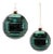 Glass Ball Ornament Set of 4 For Sale