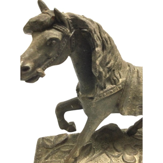 Bronze Antique Bronze Style Horse Sculpture For Sale - Image 8 of 13