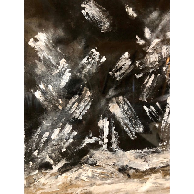 1990s Konstantin Kakanias, Contemporary Gouache Painting Earthquake III, Greek Ruins, Monuments of Greece, c.1992 For Sale - Image 5 of 7