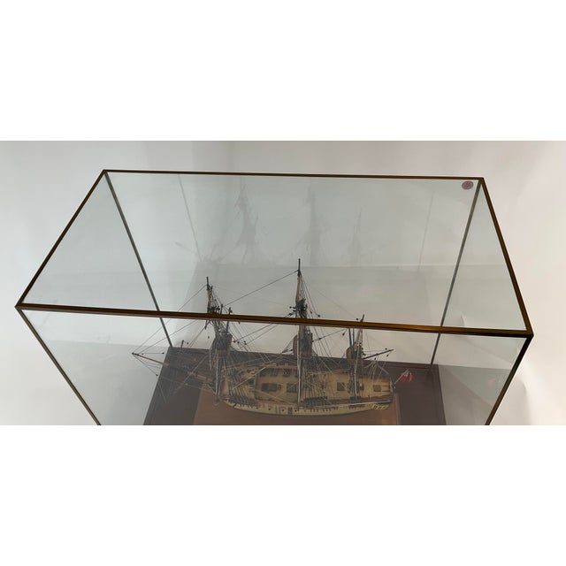 This striking 1/64 scale model of the HMS Rose, crafted by renowned model ship artist Alan Burghardt, epitomizes naval...