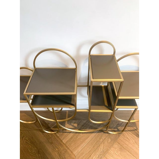 Brushed Brass Apollo Book Shelf from Lara Bohinc, 2015 For Sale - Image 6 of 11