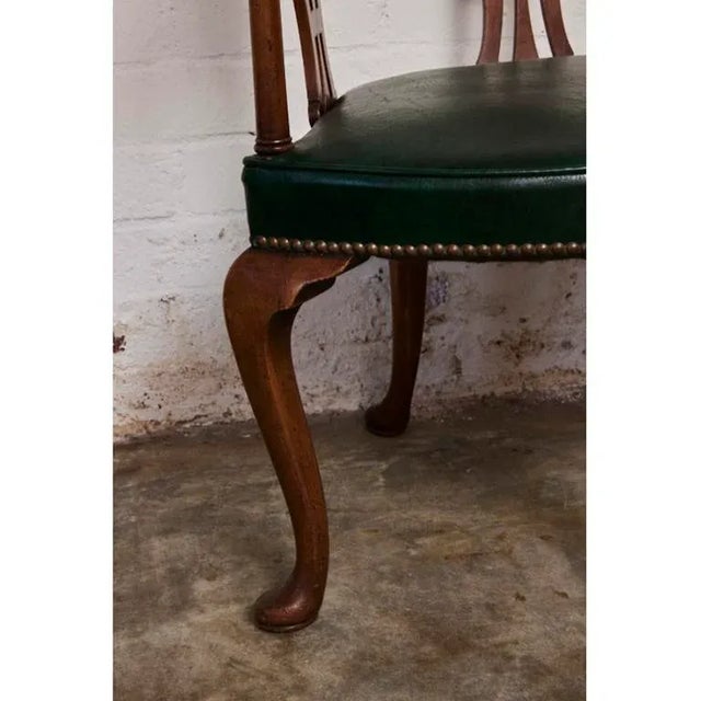 Early 1900s Large Edwardian Corner Chair For Sale In Los Angeles - Image 6 of 7