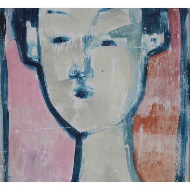 Florentine School Artist, Hidden Portraits XXV, 1990s, Acrylic on Board, Framed For Sale - Image 6 of 10