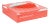 Sublime Trellis Salmon Acrylic Candy Catchall Dish, Small For Sale