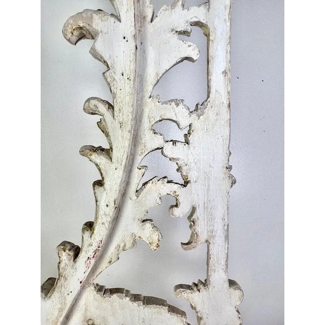 Pair of 19th Century Italian Rococo Carvings on Wood Bases, Distressed For Sale - Image 9 of 12
