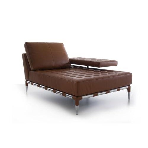 Modern Steel and Leather Prive Sofa by Philippe Starck for Cassina For Sale - Image 10 of 13