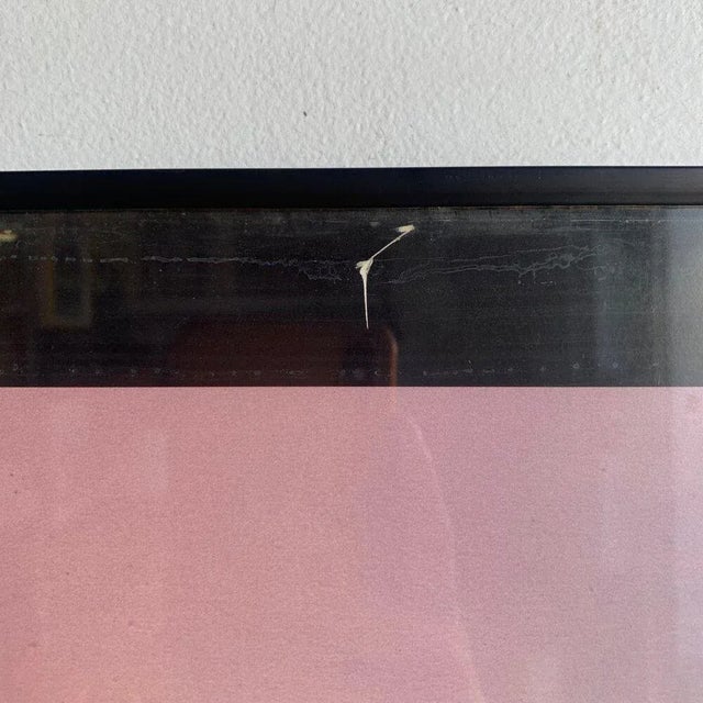 Postmodern 1980s Fred Dorfman Incorporated Antonio Peticov Poster, Framed For Sale - Image 3 of 12