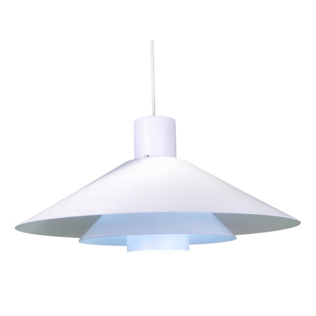 Danish Trapez Lamp by Christian Hvidt for Nordisk Solar, 1970s For Sale