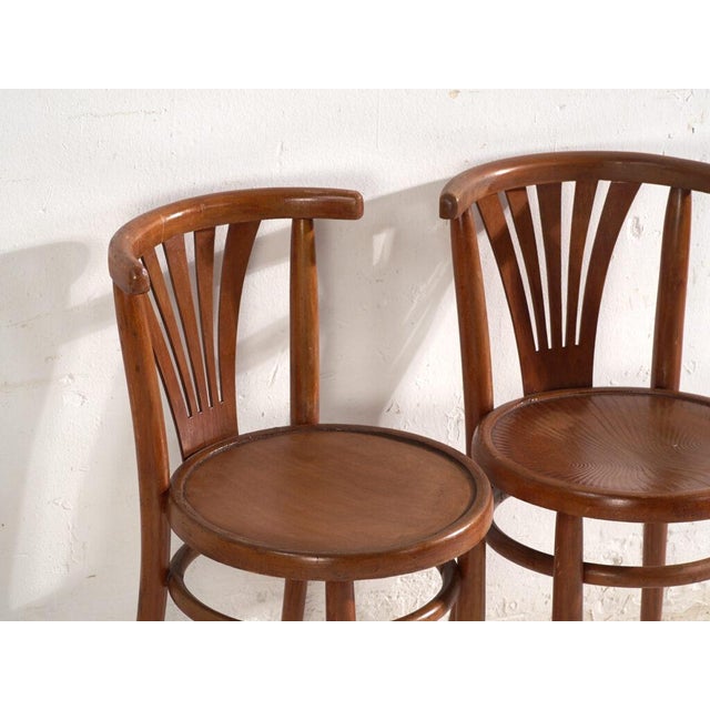 Bentwood Chairs in the style of Thonet, Hungary, 1960, Set of 2 For Sale - Image 3 of 15