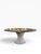 Artifacts International Rustic Modern Round Dining Table With Sculptural Concrete Base – 60” Diameter For Sale - Image 11 of 12