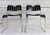 Metal Omstak Black Chairs by Rodney Kinsman for Bieffeplast, 1970s, Set of 3 For Sale - Image 7 of 7