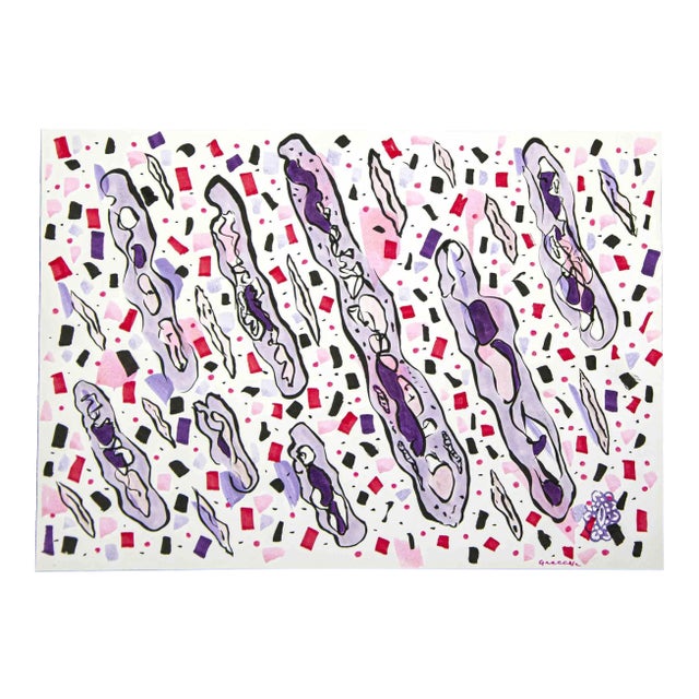 Maurizio Gracceva, Composition, Original Drawing, 2010 For Sale