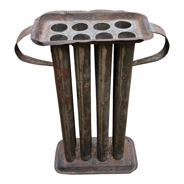 Mid 1800 2 Handled Candle Mold For Sale