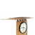 Tan 1990 Handmade Wood Prairie Clock by Kasnak Designs For Sale - Image 8 of 9
