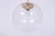 1960s Mid-Century Chandelier in Glass and Brass from Kamenický Šenov, Czech, 1960s For Sale - Image 5 of 11