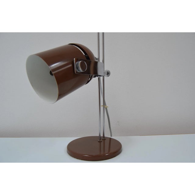 Metal Adjustable Table Lamp by Stanislav Indra for Combi Lux, 1970s For Sale - Image 7 of 12