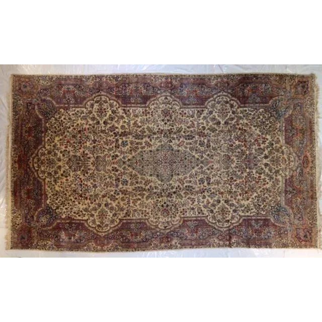 1940's Persian Lavar Kerman Palace Rug, 12' X 21' For Sale - Image 11 of 11