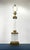Neoclassical Vintage Neoclassical Diamond-Cut Crystal & Brass Ionic Column Table Lamp For Sale - Image 3 of 10