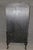 Chinoiserie Ebonized and Paint Decorated Georgian Style 1960's China Cabinet For Sale In Philadelphia - Image 6 of 11
