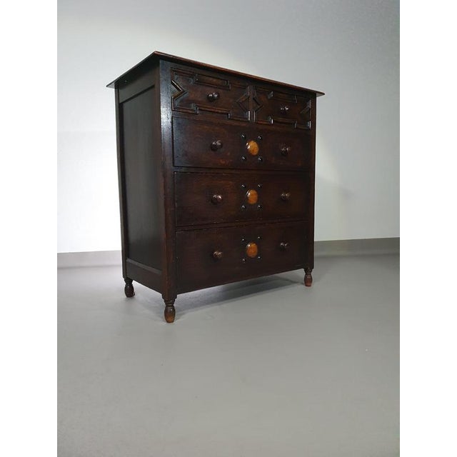 English Charles II Chest of Drawers in Oak For Sale - Image 18 of 18